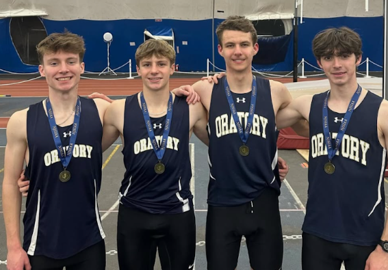 SMR State Champions: Brody Sheehan, Charlie Spiegle, Declan Kelly, and James Nolan (Left to Right)